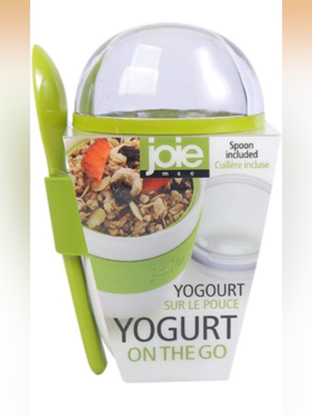 Joie Travel Yogurt Cup with Spoon - Lime
